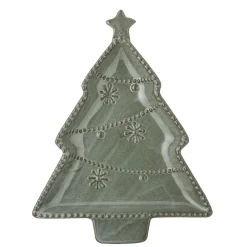 Bloomingville Alder Servierplatte Tannenbaum, Steingut