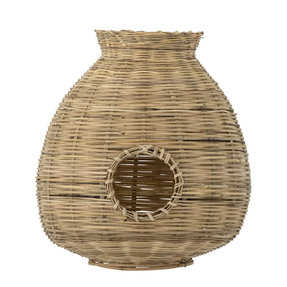 Bloomingville Bambus Laterne Ottine mit Glas