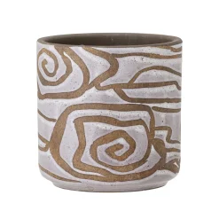 Bloomingville Blumentopf Lija mit abstraktem Muster