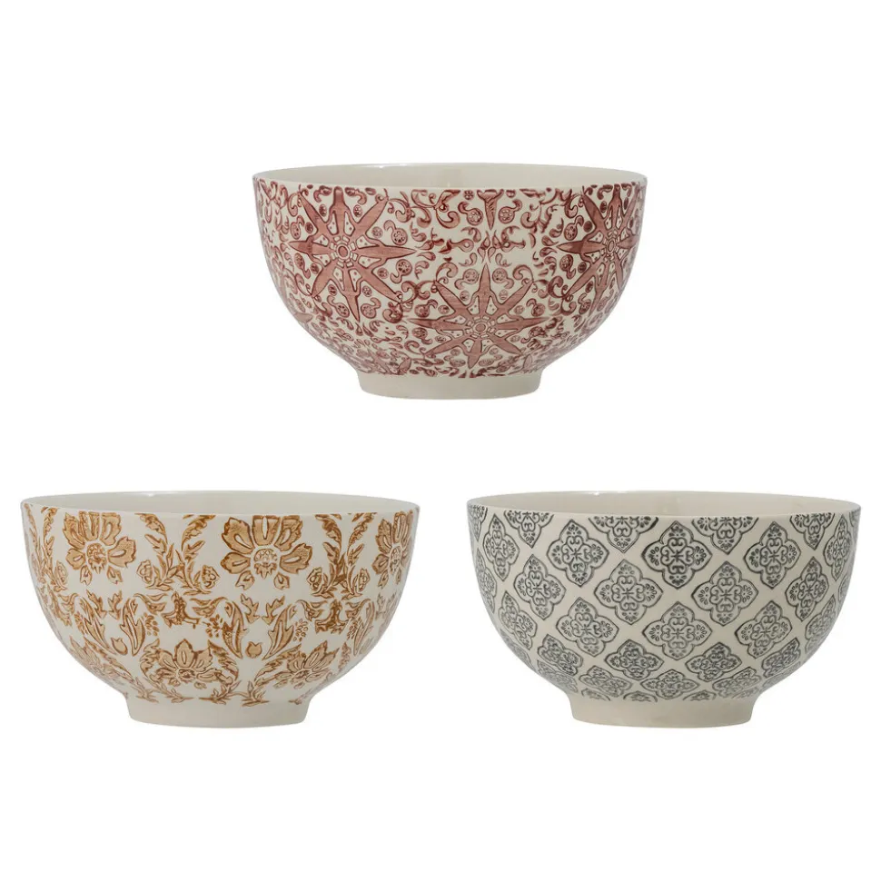 Bloomingville Genia Schale, Steingut 3er
