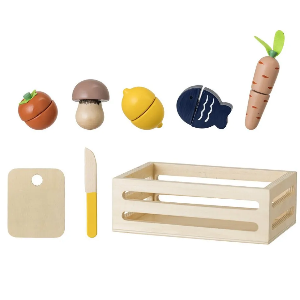 Bloomingville Kinder Spielset Guila Gemüse aus Holz