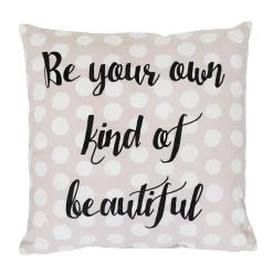 Bloomingville Kissen Phrase aus Baumwolle