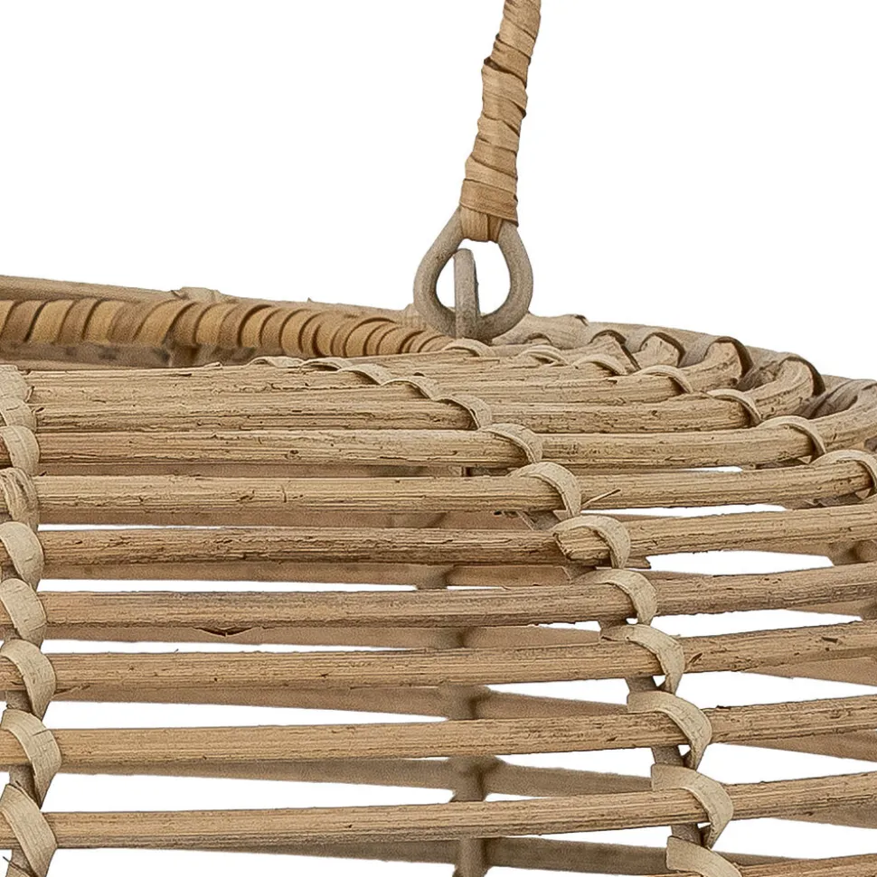 Bloomingville Laterne Nei mit Glas, Rattan