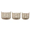 Bloomingville Mekkel Aufbewahrungskorb 3er Set Polyrattan