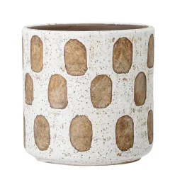 Bloomingville Pflanztopf Avo weiss aus Terrakotta