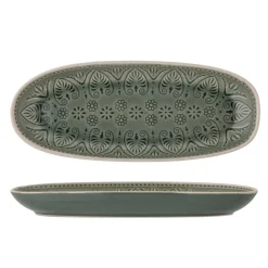 Bloomingville Servierplatte Rani, länglich, Steingut