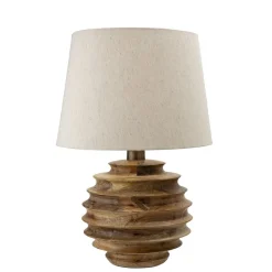 Bloomingville Tischlampe Svale aus Mangoholz
