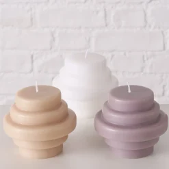 Boltze 3er Set Kerze in Sonderformen