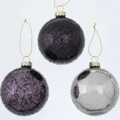 Boltze 3er Set Weihnachtskugel Cervise