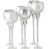 Boltze 3er Set Windlicht Manou silber