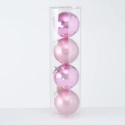 Boltze Große Weihnachtskugeln Ø 10 cm, 4 tlg