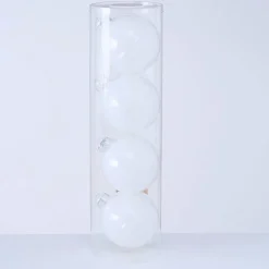 Boltze Große Weihnachtskugeln Ø 10 cm, 4 tlg