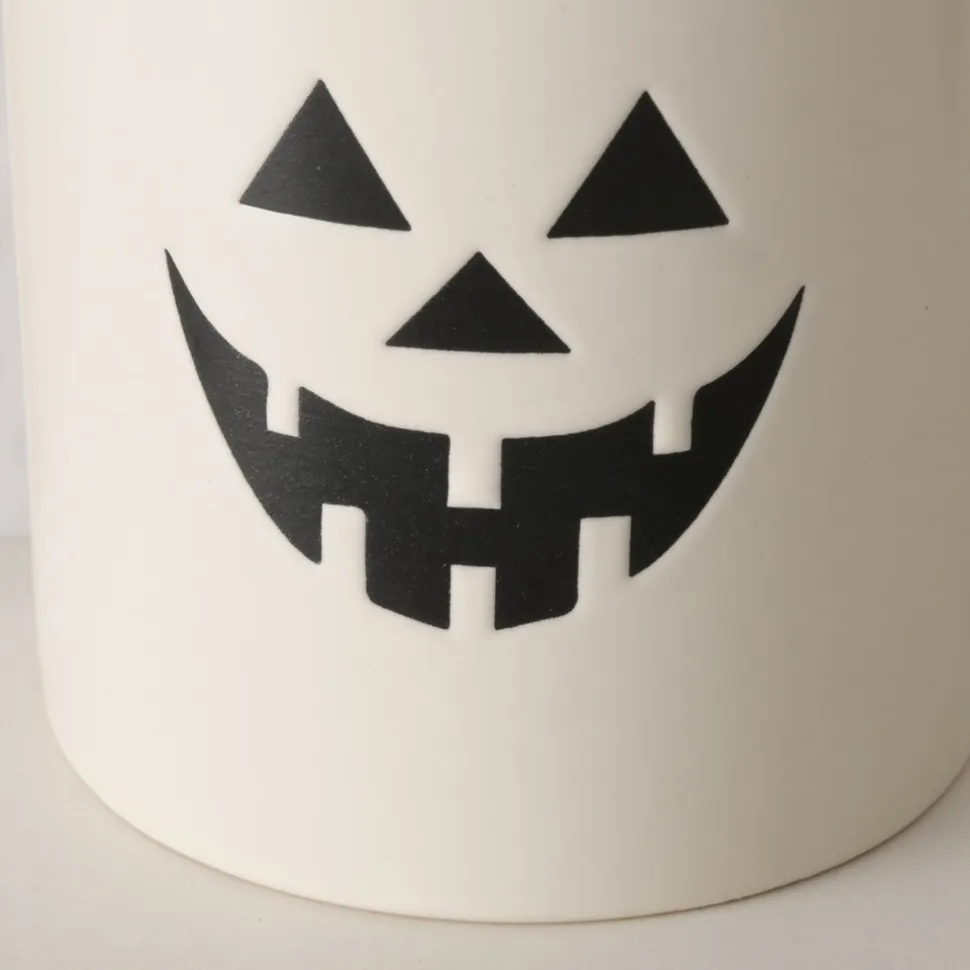 Boltze Halloween Becher Boo, 2er Set aus Keramik