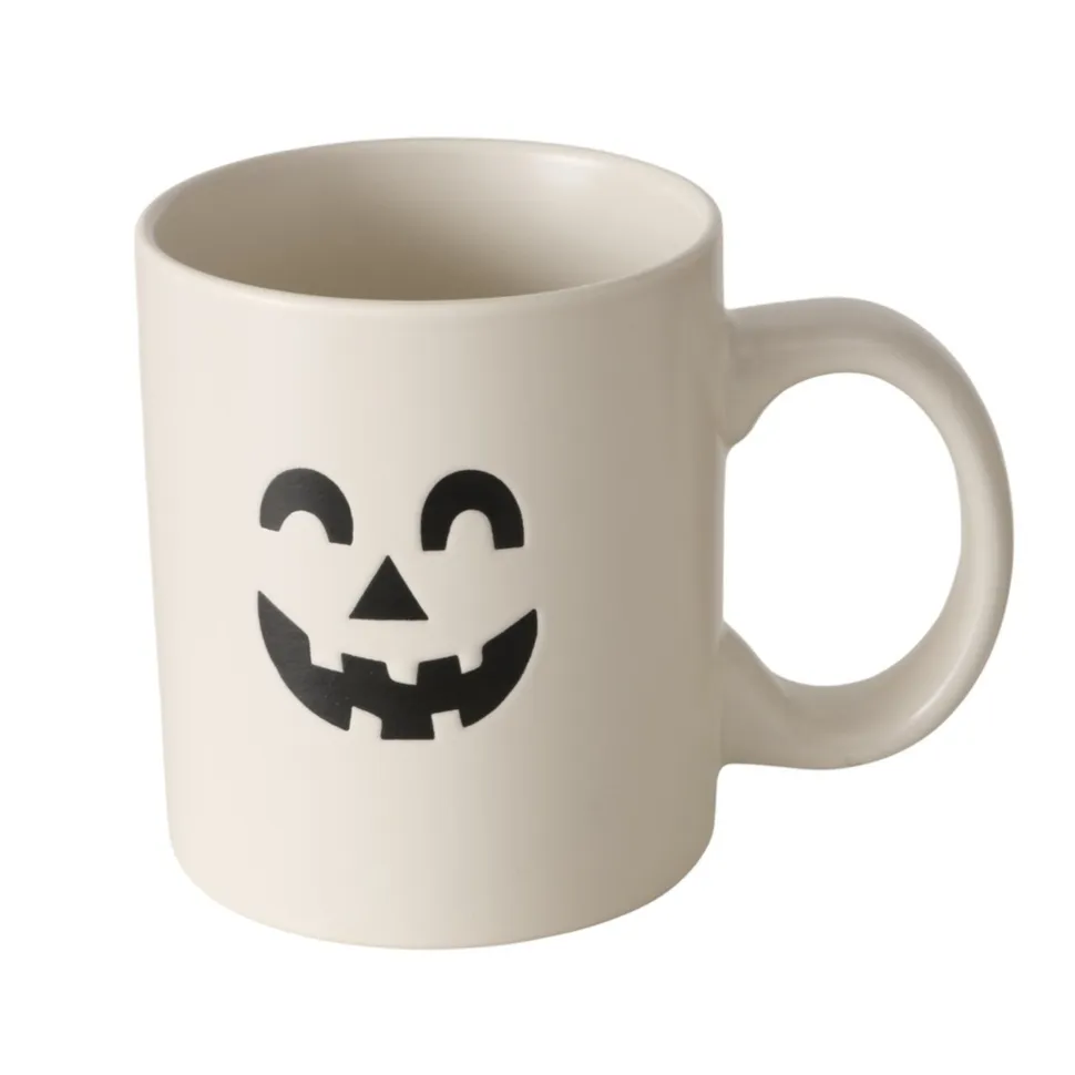 Boltze Halloween Becher Boo, 2er Set aus Keramik
