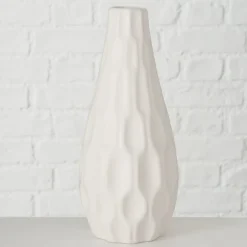 Boltze Hohe Vase Lenja 2er grün