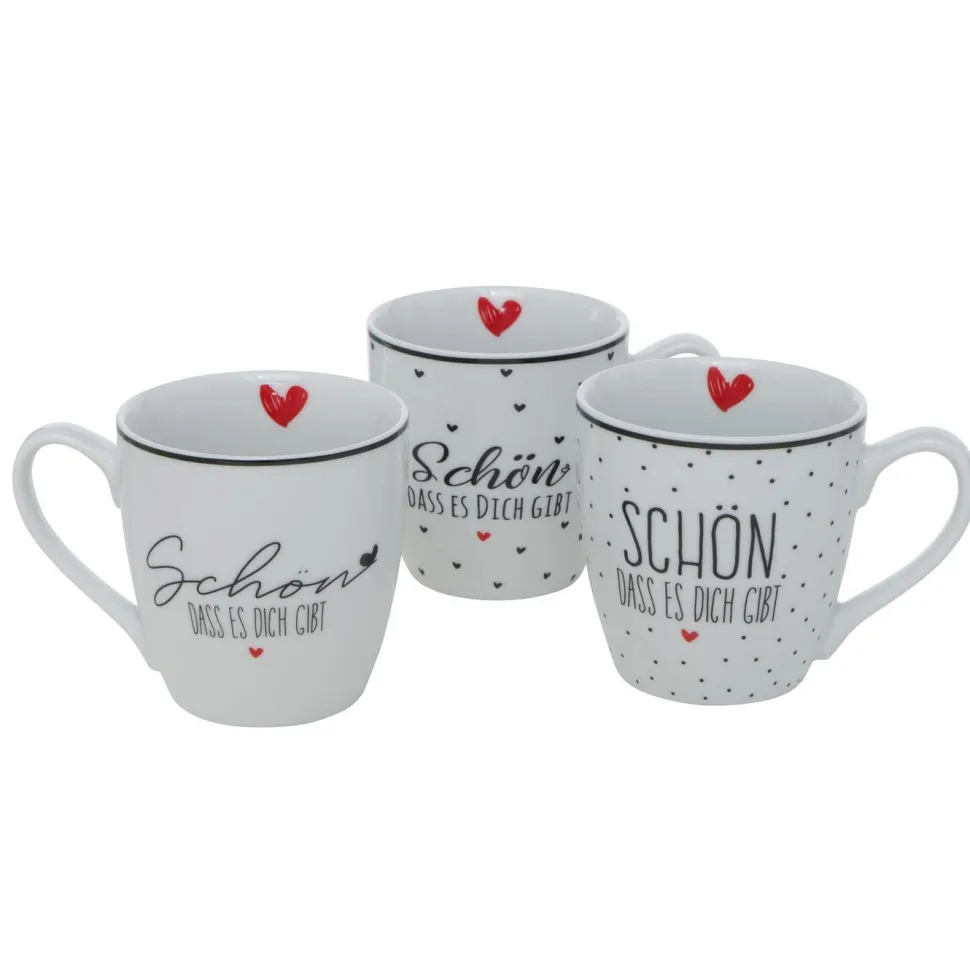 Boltze Jumbobecher Schön 480 ml 3er-Set