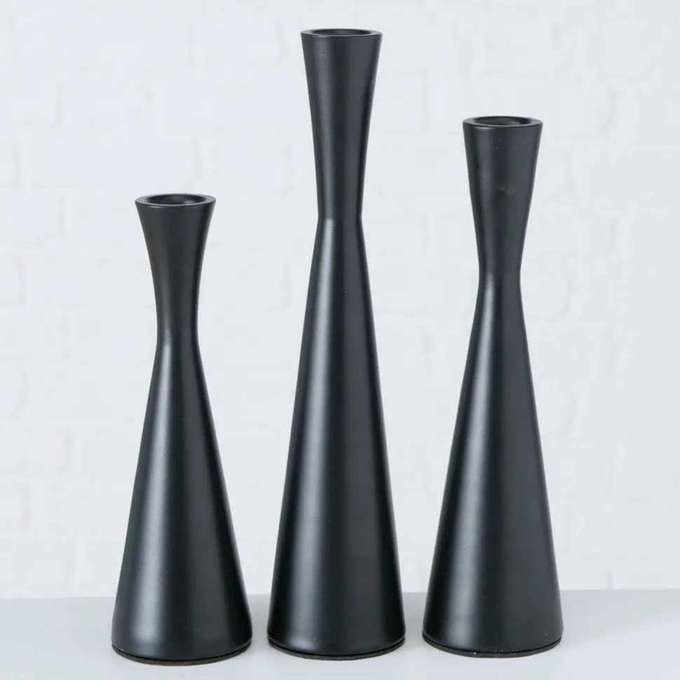 Boltze Kerzenleuchter Cone, 3 tlg