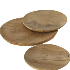 Boltze Teakholz Tellerset Kallie
