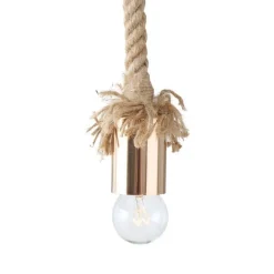 Boltze Tischlampe Hängelampe Toko Jute-Seil