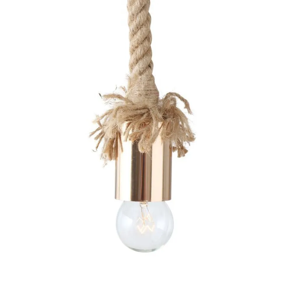 Boltze Tischlampe Hängelampe Toko Jute-Seil