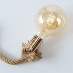 Boltze Tischlampe Hängelampe Toko Jute-Seil