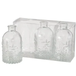 Boltze Vase Country Glas 3er