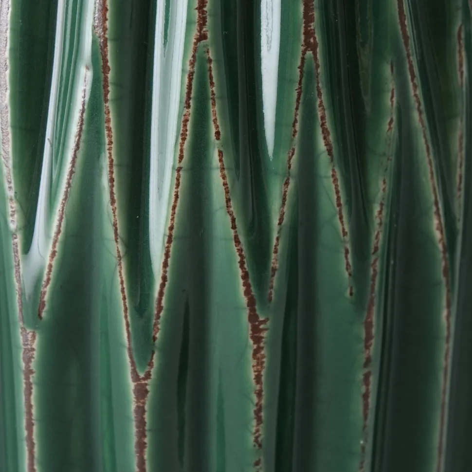 Boltze Vase Lenja 2er Set grün