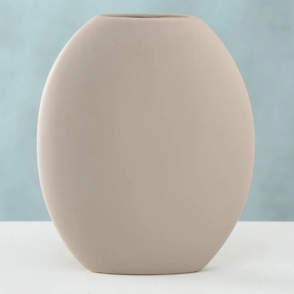 Boltze Vase Matteo grau