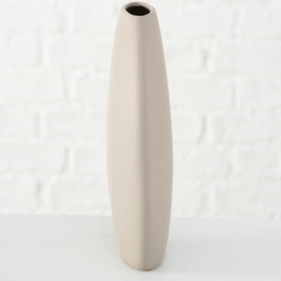Boltze Vase Matteo grau