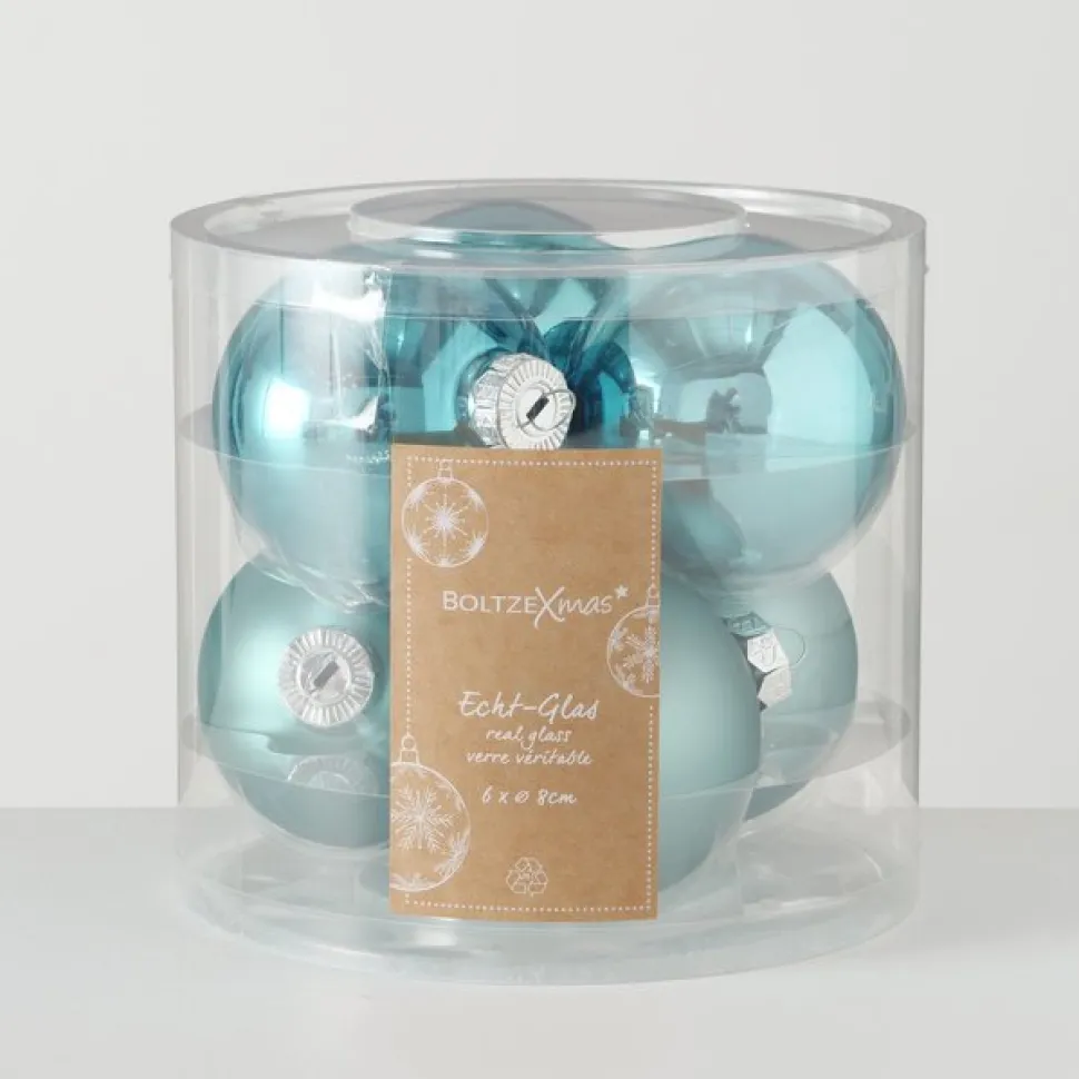 Boltze Weihnachtskugeln Ø 8 cm, 6 tlg