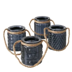 Boltze Windlicht Trax 4er Set