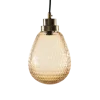 byRoom Bernsteinlampe mit goldener Fassung