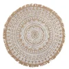 byRoom Teppich aus Jute mit Mandala Print
