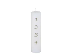 Chic Antique Adventskerze mit Druck 1-4