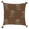Chic Antique Aix Kissenbezug Blumenmotiv mit Quasten