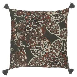 Chic Antique Aix Kissenbezug Paisley mit Quasten