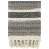 Chic Antique Aix Plaid recycelte Baumwolle gestreift