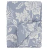 Chic Antique Aix Quilt mit Blumenmuster, sky blue