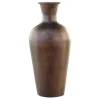 Chic Antique Alte hohe Vase aus Aluminium