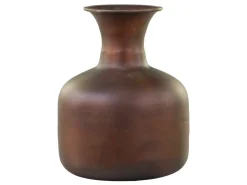 Chic Antique Alte Vase aus Aluminium