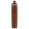 Chic Antique Altfranzösische Flasche mokka