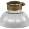Chic Antique Altfranzösische Mini Vase mit Deckel
