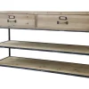 Chic Antique Anrichtetisch mit 2 Schubladen und 2 Fächern
