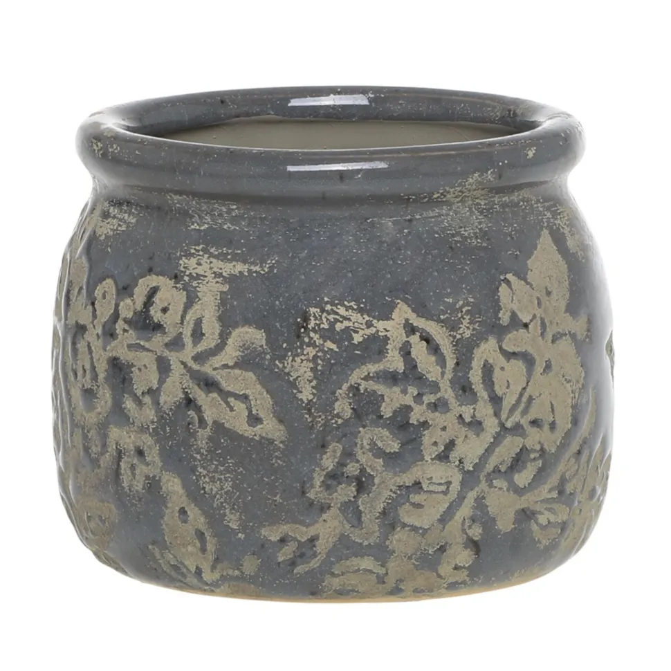 Chic Antique Antibes Blumentopf mit Blumenmuster