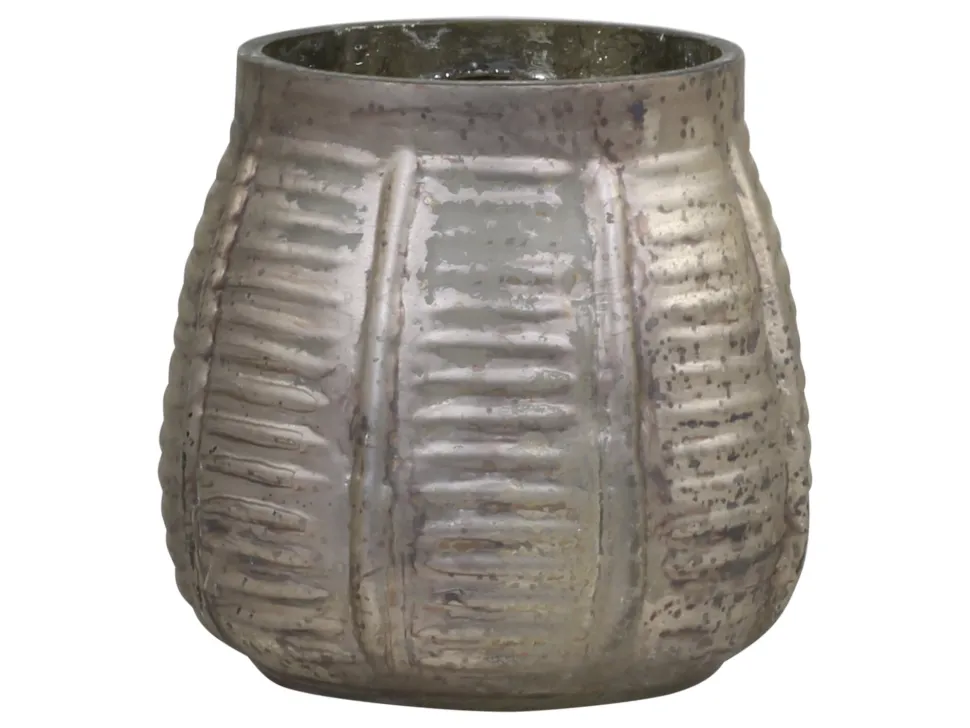 Chic Antique Antiker Teelichthalter mit Rillen