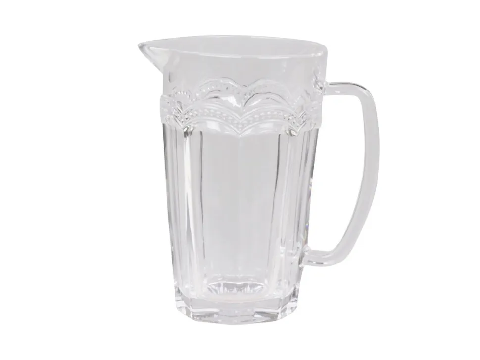 Chic Antique Antoinette Glas Kanne mit Perlenkante