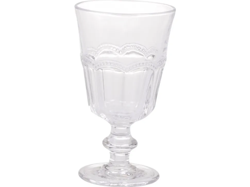 Chic Antique Antoinette Weinglas mit Perlenkante