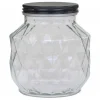 Chic Antique Aufbewahrungsglas mit Diamantenschliff