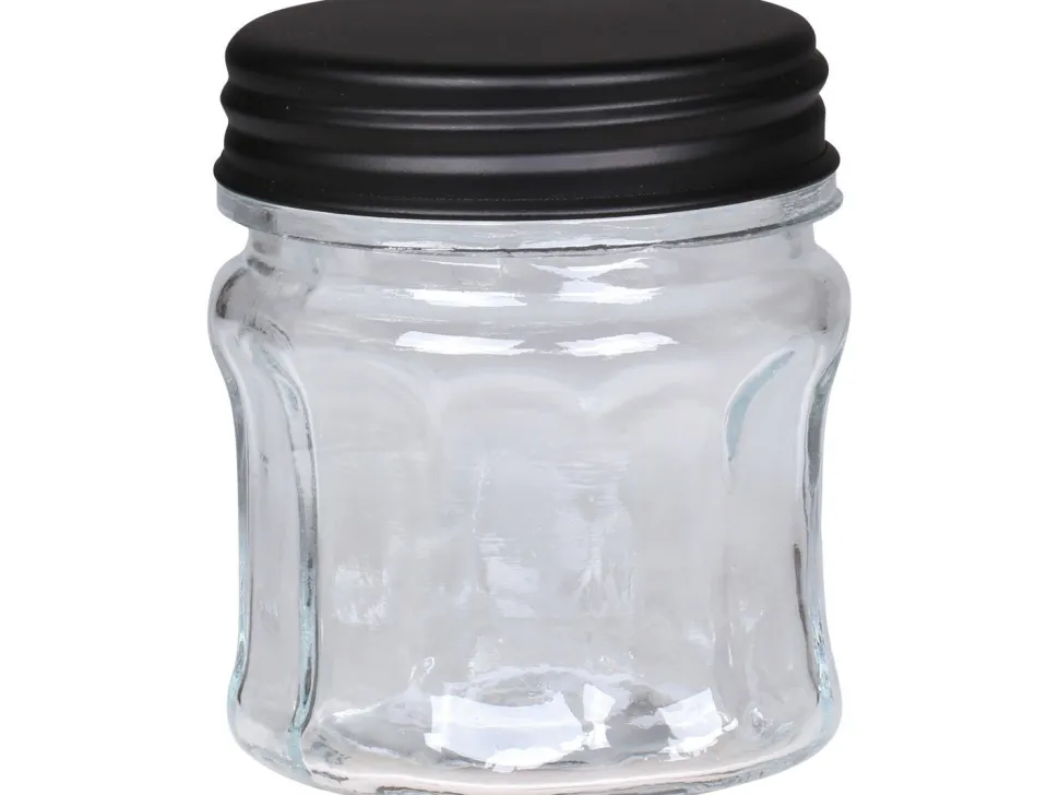 Chic Antique Aufbewahrungsglas mit Rillen