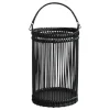Chic Antique Bambus Laterne schwarz
